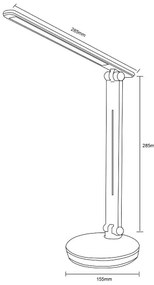 Zuma Line SM-606 LED RGB lampada da tavolo dimmerabile LED/5W/230V 3000-6000K ne