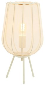 Lampada da tavolo color crema (altezza 45 cm) Plumeria - Light &amp; Living