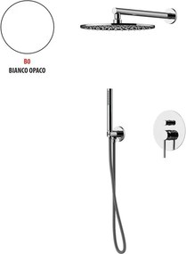 Kit incasso doccia Circle Two bianco
