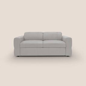 Kronos Divano con pouf estraibile poggiapiedi e poggiatesta reclinabili in morbida microfibra impermeabile T11