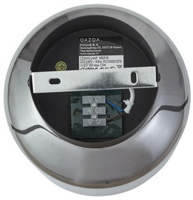 Plafoniera moderna nera con vetro fumé - Stiklo