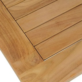 Tavolino da salotto in legno di teak 90x50x45 cm