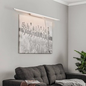 Lampada LED per quadri Quitani Niara CCT alluminio anodizzato naturale