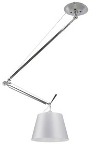 Artemide - Tolomeo Decentrata Lampada a Sospensione Ø240 Grigio Artemide