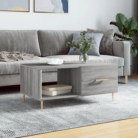Tavolino Da Salotto Grigio Sonoma 90x50x40 Cm Legno Multistrato /