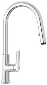 Miscelatore cucina cromo in acciaio inox con doccetta estraibile Kitchen