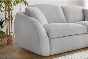 Divano in grigio chiaro allungabile 235 cm Cezanne – Bobochic Paris