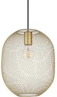 Lampadario A Sospensione Contemporaneo Net Metallo Oro 1 Luce E27 42W Ip20