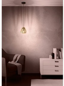 Eglo 390037 - Lampadario a sospensione con filo JAZMINIA 1xE27/40W/230V oro