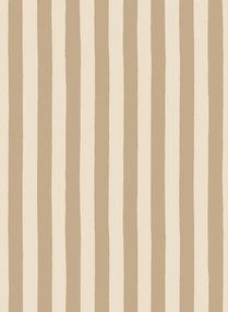 Josephine Munsey Carta da parati Medium Hand Painted Stripe - Strand/ Seventh Dove