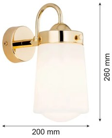 Argon 4717 - Applique da bagno PASADENA 1xE27/15W/230V IP44