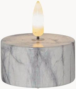 Candele a LED con fiamma in marmo con funzione di timer, 2 pz