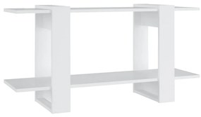 Libreria bianca 100x30x51 cm in legno multistrato