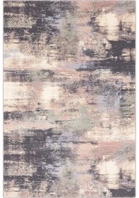Tappeto in lana rosa chiaro 160x240 cm Fizz - Agnella