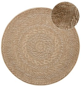 Tappeto da esterno beige, Ø 160 cm Almendro - NORTHRUGS