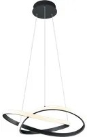 Lampada Sospensione Led Interno Cerchio Infinito Antracite Course GD Trio