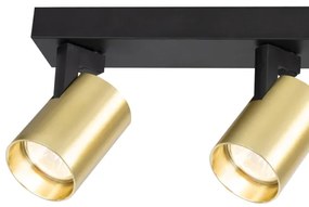 Faretto VOLF 3xGU10/10W/230V oro/nero