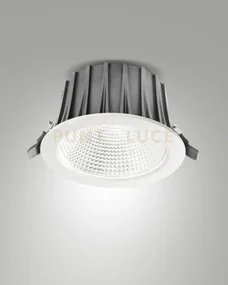 Baku faretto ad incasso 30w 3000k 3240 lm bianco dimmerabile 0-10v