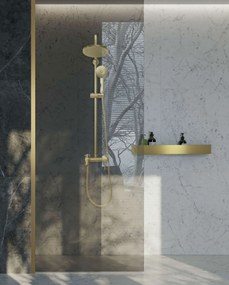 Mensola da bagno SF04 60cm gold brush