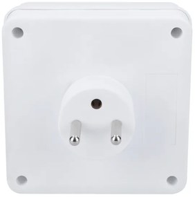 Solight P108 - Presa multipla 4x 10A bianca