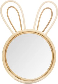 Atmosphera - Specchio da parete per bambini RABBIT 37x24 cm in bambù