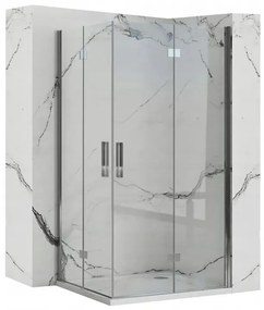 Cabina doccia Rea Molier Chrome Double 80x90