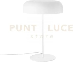 Lampada da tavolo iceman bianca 2 luci attacco e14 30x30x45cm in me...