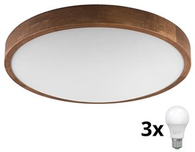 Brilagi - Lampada LED da soffitto CARVALHO SLIM 3xE27/60W/230V ciliegio 47 cm