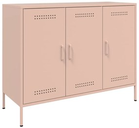 Credenza rosa 100,5x39x79 cm in acciaio laminato a freddo