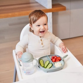 Tazza con cannuccia - verde 240 ml