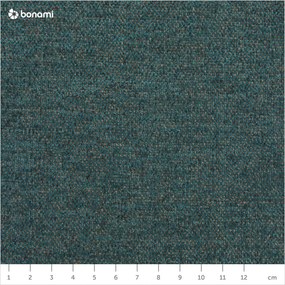 Divano letto angolare turchese, angolo destro Scandic Lagom - Miuform
