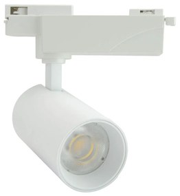 Faro LED 30W Monofase 60° 120lm/W CRI92 no Flickering - BRIDGELUX LED Colore Bianco Freddo 6.000K