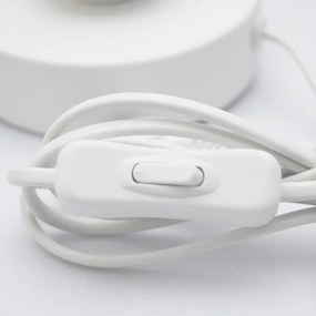 Lampada da tavolo per bambini STARS 1xE27/15W/230V turchese/bianco