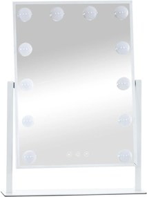 Specchio Hollywood Schminkspiegel Yaren Con Illuminazione A Led E Touchscreen / Weiß
