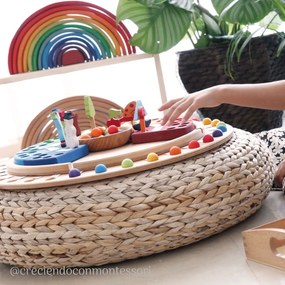 Grimm's - Set di calendari montessoriani - Cerchio giornaliero & Cerchio annuale