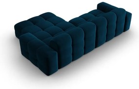 Divano angolare in velluto blu scuro (angolo destro) Kendal - Micadoni Home