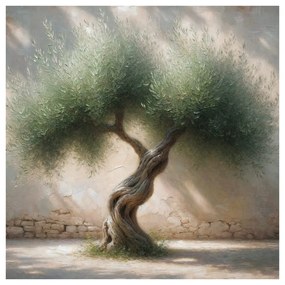 Quadro su tela – Vecchio ulivo nel Mediterraneo