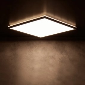 Kanlux 31531 - Plafoniera LED AZPO LED/12,3W/230V 22,5x22,5 cm IP54 nero