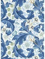 Morris & Co Carta da parati Leicester - Paradise Blue