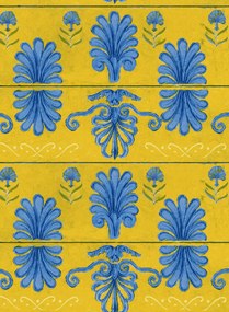MINDTHEGAP Tapete Mykonos Villa Motif - Lemon