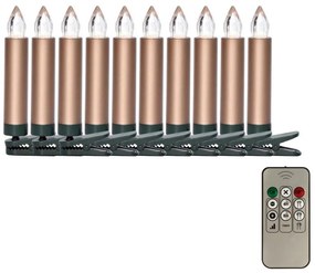 SET 10x LED Decorazioni natalizie LED/1xAAA + telecomando