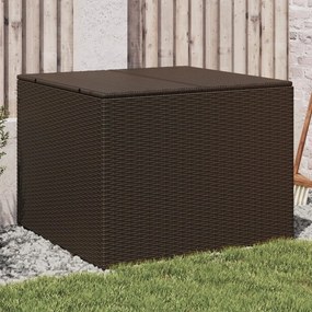 Contenitore Da Giardino Marrone 291l İn Polyrattan /