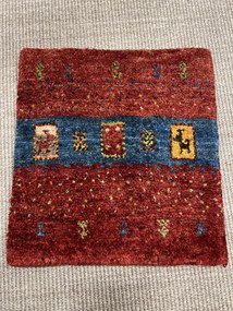 Gabbeh Tappeto persiano 40x40 Rosso (Iran) Annodato A Mano