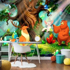 Fotomurale adesivo  Bear and Friends  Larghezza x Altezza Home decor 147x105