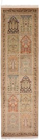 Cashmere Silk Tappeto orientale 270x80 (Indian) Annodato A Mano