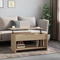 Tavolino Salotto Rovere Sonoma 102x50x52,5 cm Legno Multistrato 809650