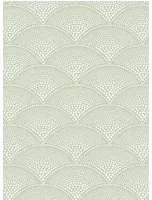Cole & Son Carta da parati Feather Fan Icons - Old Olive