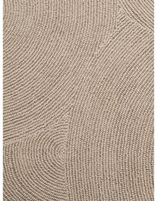 Tappeto rotondo beige in lana tessuto a mano ø 200 cm Eleni Light Beige – Hanse Home