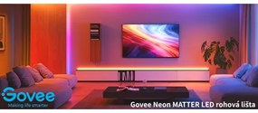 Govee - Neon MATTER LED binario d'angolo 5m RGBIC Wi-Fi