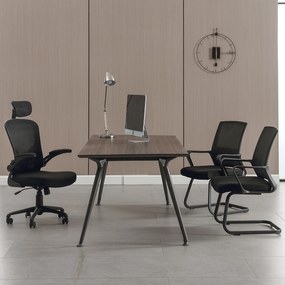 Set 2 Sedie Ufficio Ospiti per Riunioni Conferenza Sala d'attesa Visitatori